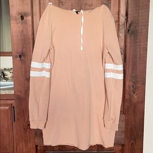 Peach Forever 21 hoodie dress